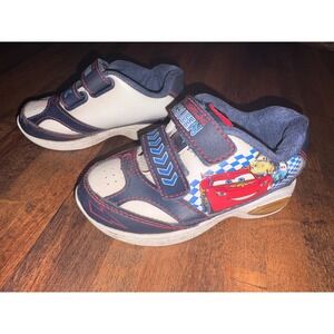 Y2K Disney Pixar Cars Lightning McQueen Kids Size 8 Sneakers Some marks and wear